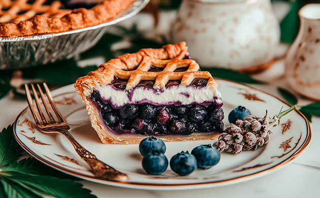 Мирцен, кариофиллен и пинен в Blueberry