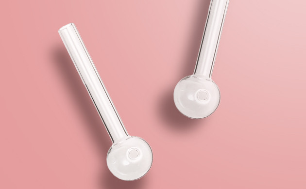 Стеклянная колба-трубка