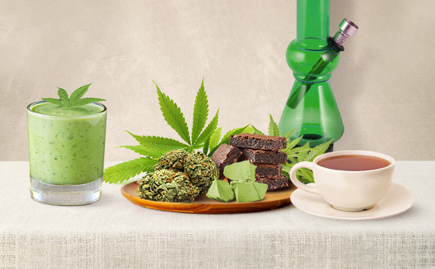 Приготовление канна-еды из листьев и стеблей конопли Канна-еда и напитки