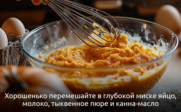 Подготовка тыквенного пюре для канна-блинов