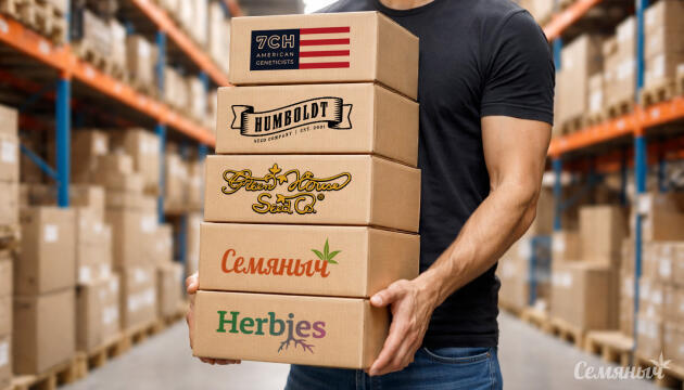 Пополнение запасов упаковок семян Пополнение склада Семяныча