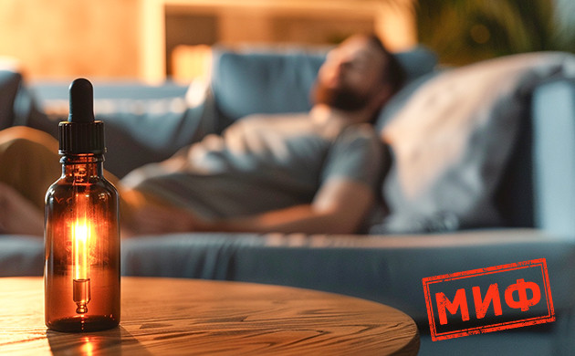 Успокаивающие воздействие КБД