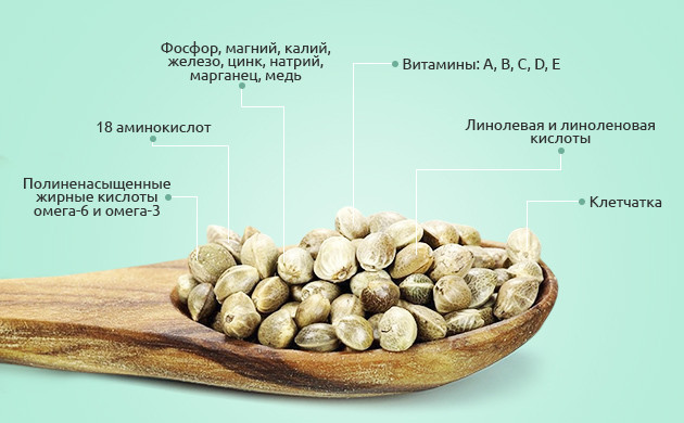 Химический состав семян каннабиса