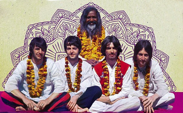 Стимулирование творческого потенциала марихуаной Группа Битлз в Индии