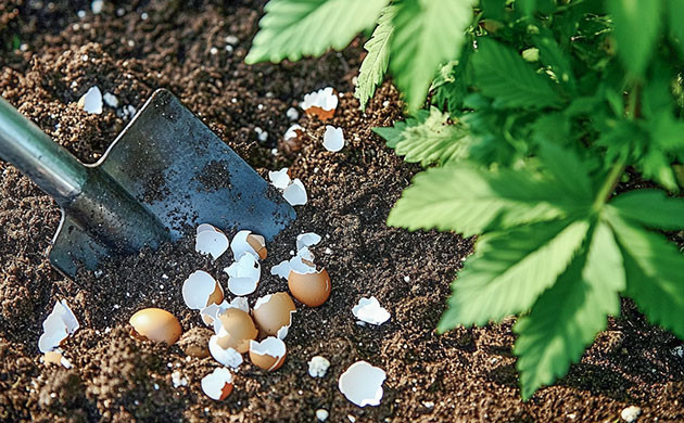 Яичная скорлупа как удобрение для марихуаны Кальций для конопли: польза яичной скорлупы