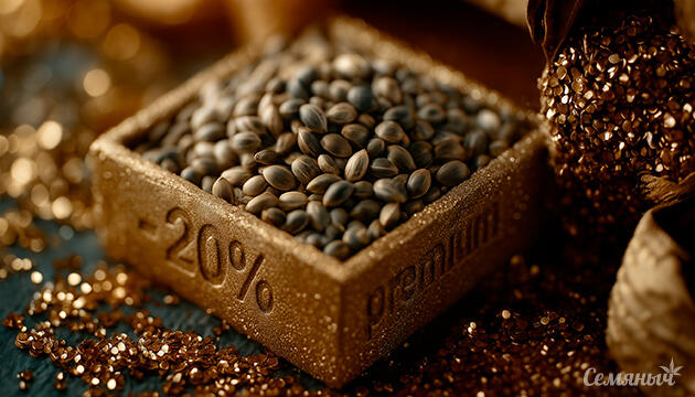 20% скидка на премиальные сидбанки каннабиса