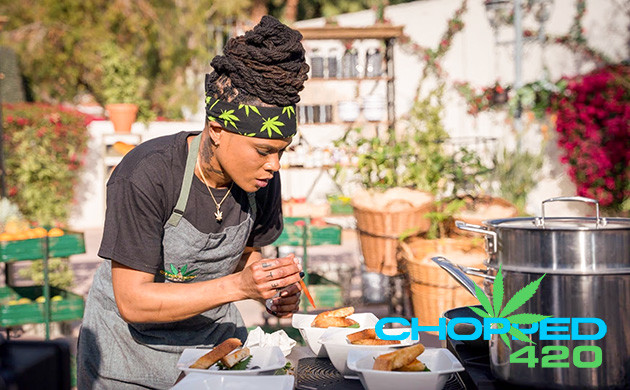Кулинарное шоу с каннабисом Шеф-повара и марихуана на Chopped 420