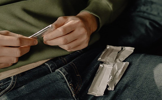 Самокрутка из обертки жвачки