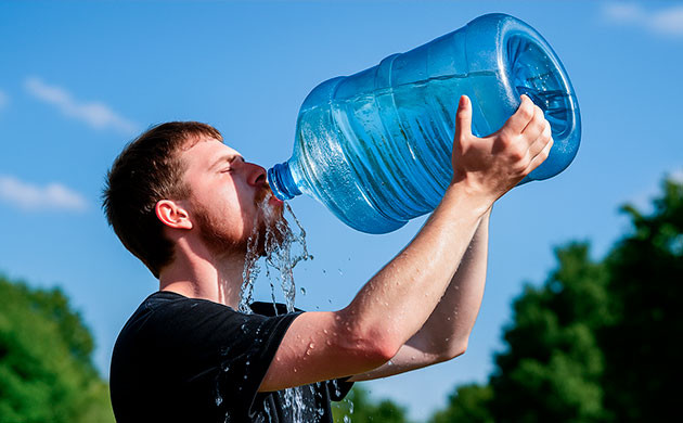 Роль воды в очищении от ТГК