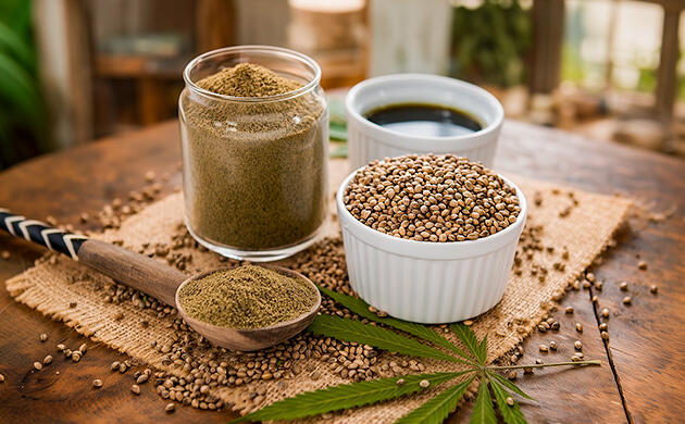 Конопляная клетчатка