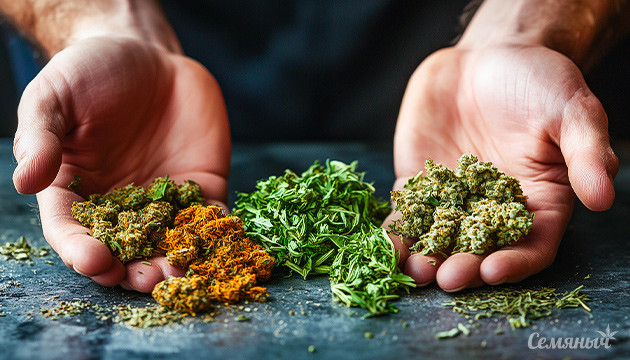 Уникальный аромат от смешивания сортов каннабиса