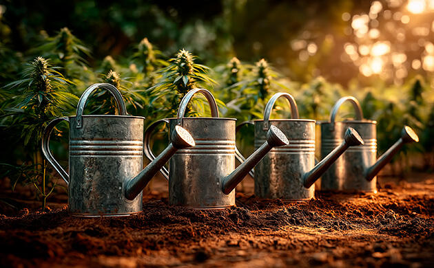 От чего зависит режим полива в аутдоре