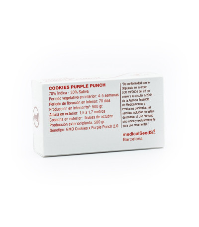 Семена сорта Cookies Purple Punch fem (Medical Seeds)