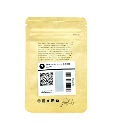 Семена сорта Original Auto Sour Diesel fem (FastBuds)