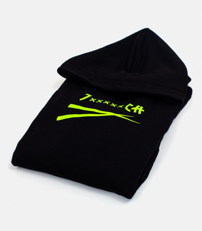 Худи 7CH, иероглифы, оверсайз