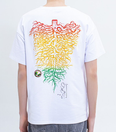 Футболка 7CH, корень+шишка, оверсайз