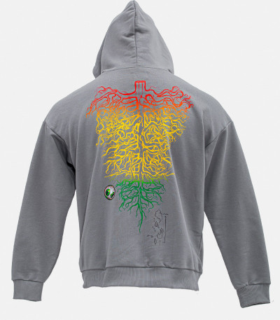 Худи 7CH, корень+шишка, оверсайз