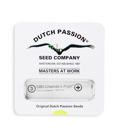 Семена конопли CBD Charlotte’s Angel в оригинальной упаковке